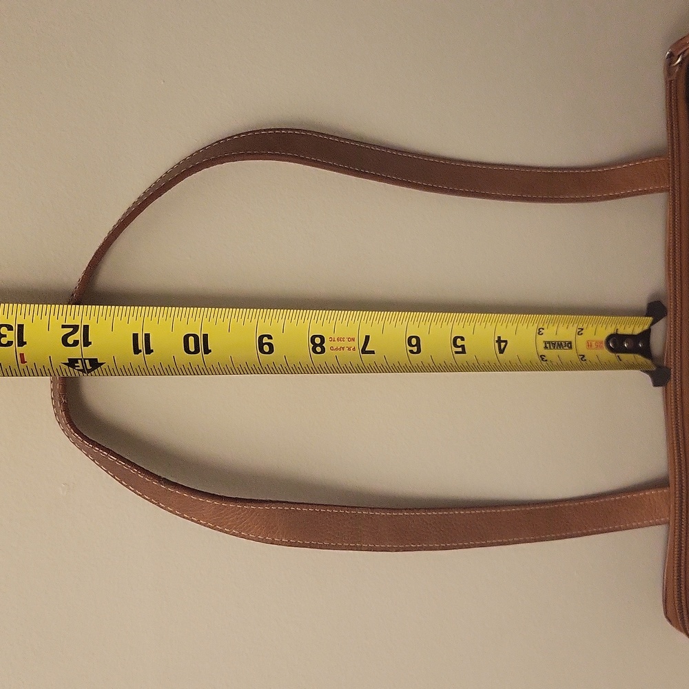 Tignanello Brown / Tan Shoulder Purse - Picture 9 of 10
